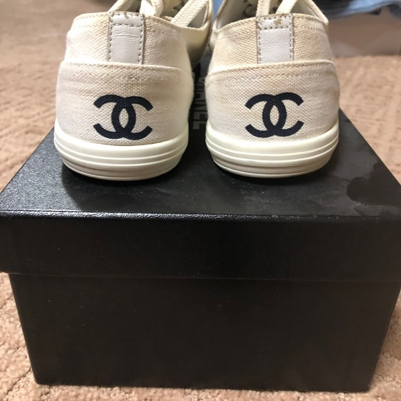 Chanel Tennis Shoes 38 - Picture 1 of 6